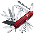 Victorinox Cyber ​​Tool L Zakmes - Transparant Rood