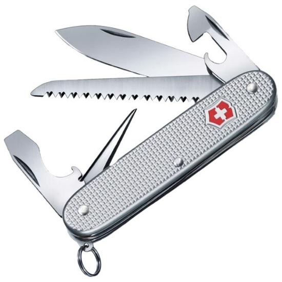 Victorinox Farmer Alox Zakmes - Zilver