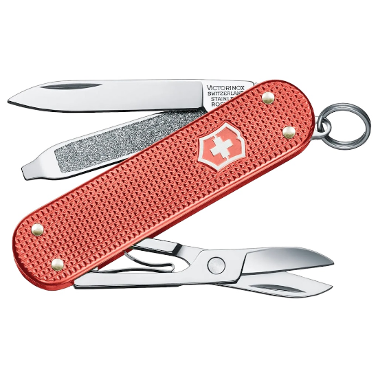 Victorinox Classic SD Alox Limited Edition 2025 Zakmes - Steenrood