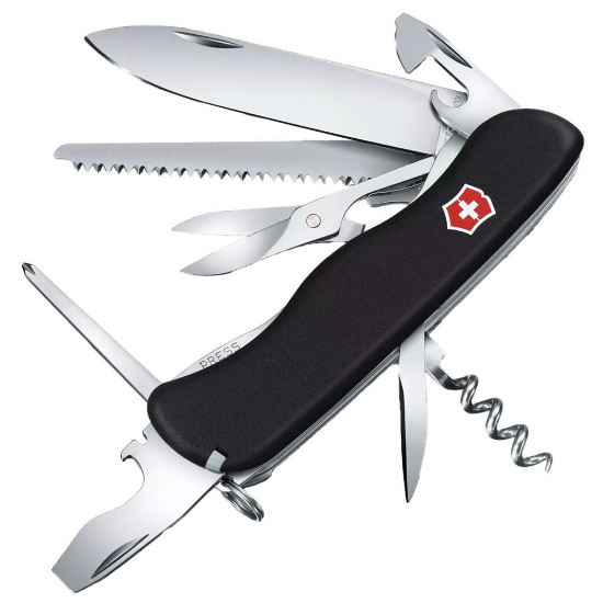 Victorinox Outrider 08 Zakmes - Zwart