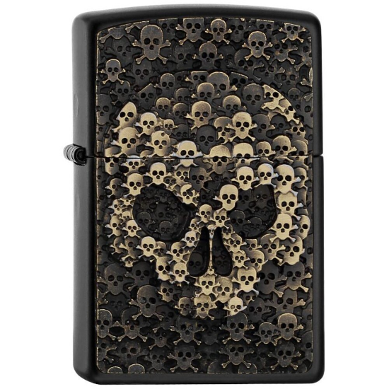 Zippo Skull in Skull Benzineaansteker