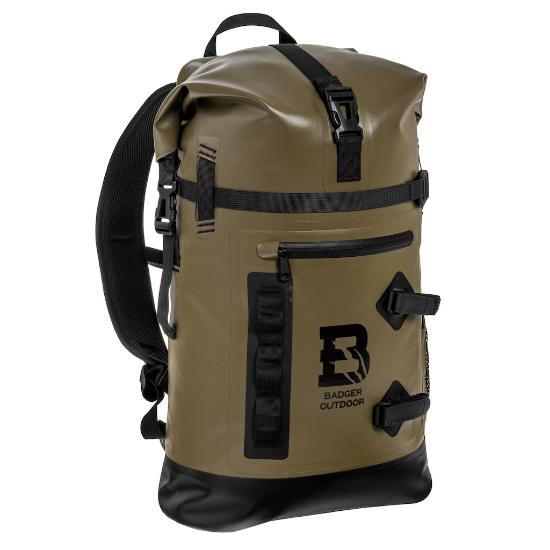 Badger Outdoor TPU Waterdichte Rugzak - 40L - Militairgroen