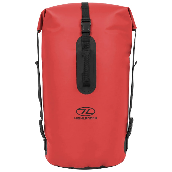 Highlander Outdoor Troon Duffle Waterdichte Tas - 45L - Rood