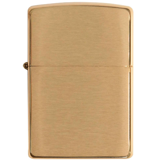 Zippo Benzineaansteker - Geborsteld Messing