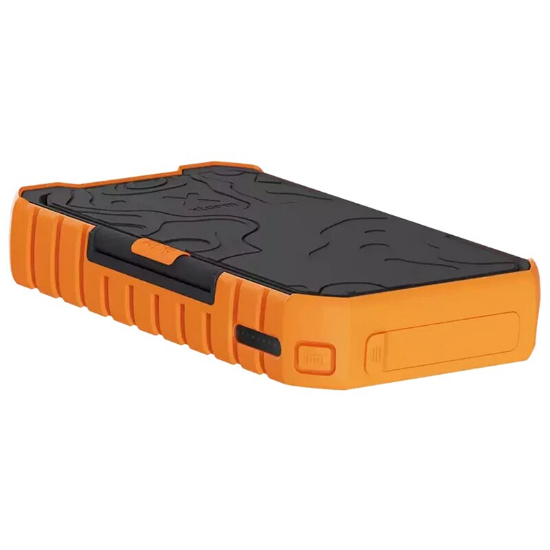 Xtorm Rugged 10000 mAh 20W Zonne-Energie Powerbank - Zwart/Oranje