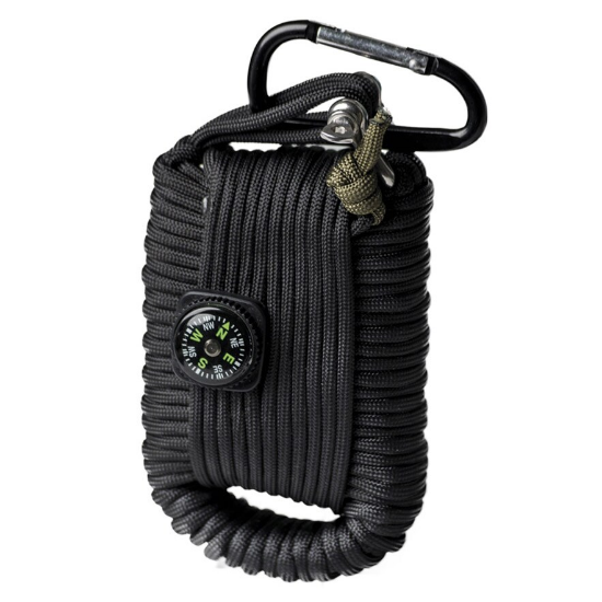 Mil-Tec Paracord Survival Set Groot - Zwart