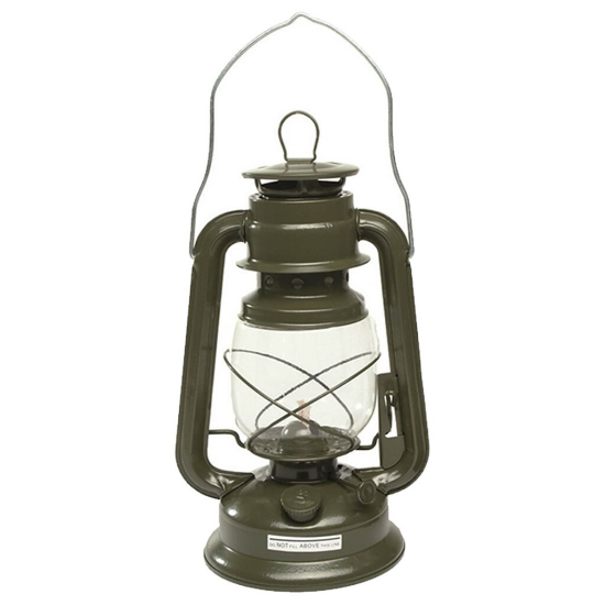 Mil-Tec Petroleumlamp 28 cm - Olijfgroen