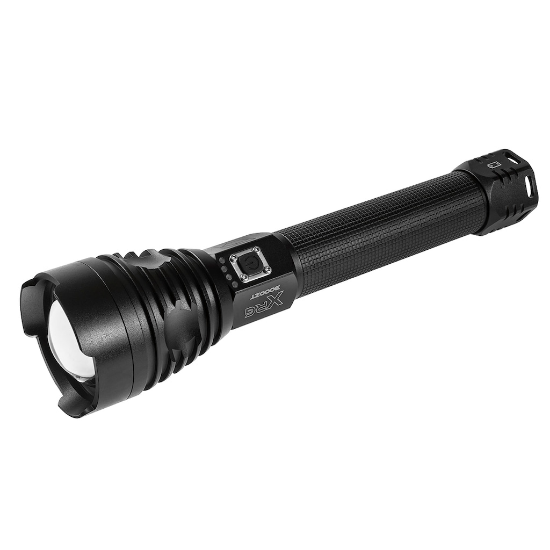 XRG 3000 Zoom Thrower Oplaadbare Zaklamp - Zwart - 3000 Lumen