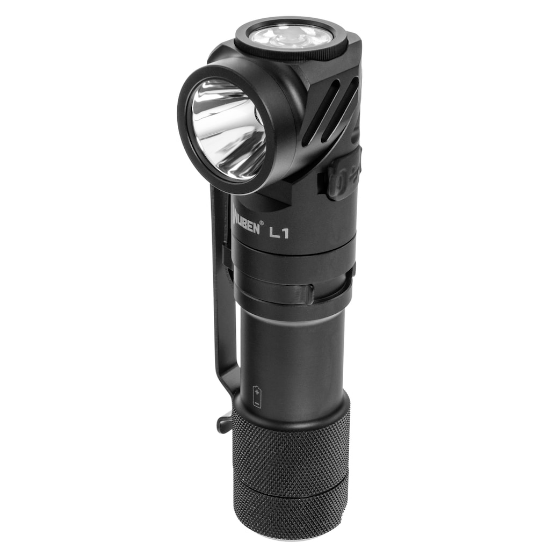 Wuben L1 Zaklamp met Powerbankfunctie - Zwart - 2000 Lumen