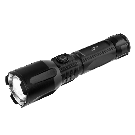 XRG M1500 Zoom Oplaadbare Zaklamp - Zwart - 1800 Lumen