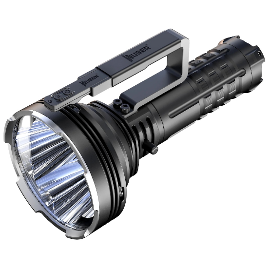 Wuben A1 Zaklamp met Powerbankfunctie - Zwart - 20.000 Lumen