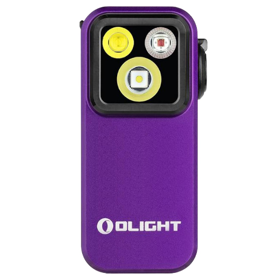 Olight Oclip Pro Oplaadbare Zaklamp - Paars - 500 Lumen