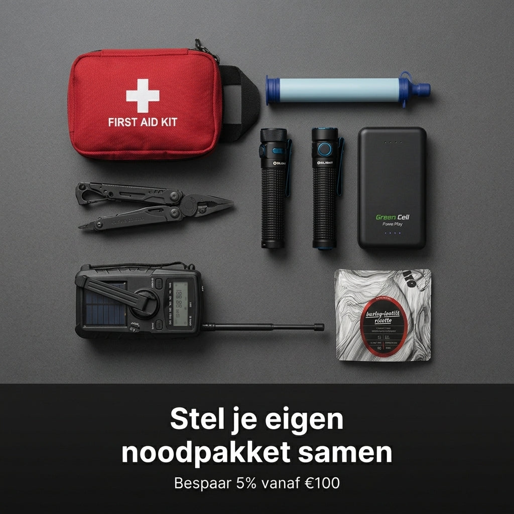 Stel je eigen Noodpakket samen (Op maat gemaakt)